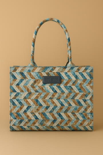 Azure Wave Tote Bag