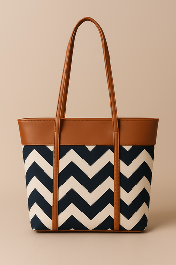 Brown Elegance Tote Bag