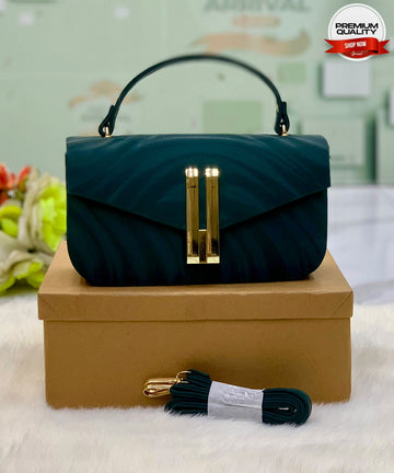 Premium Deep Emerald Green Crossbody Bag for Women