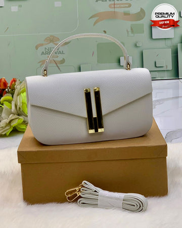 Premium Ivory White Crossbody Bag for Women