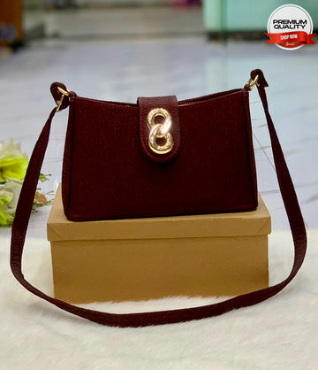 Premium Maroon Crossbody Bag for Women