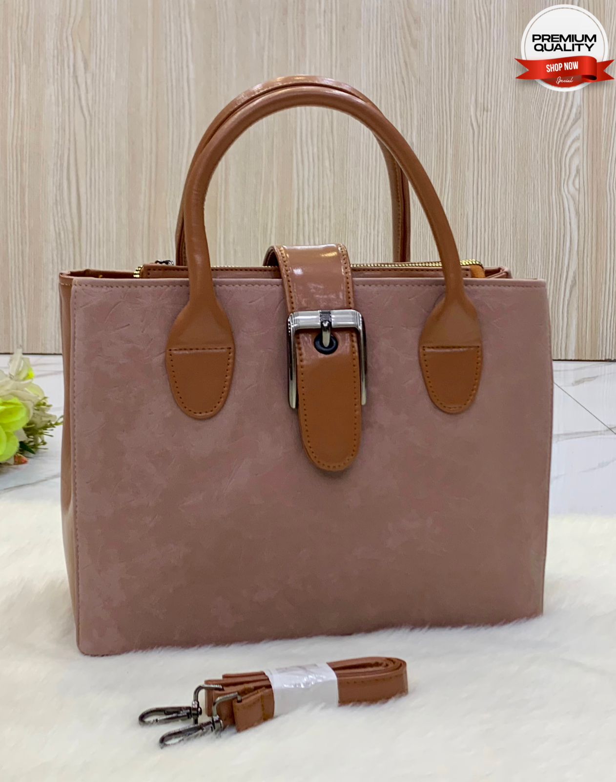 Premium Tea Pink Shoulder Bag for Women