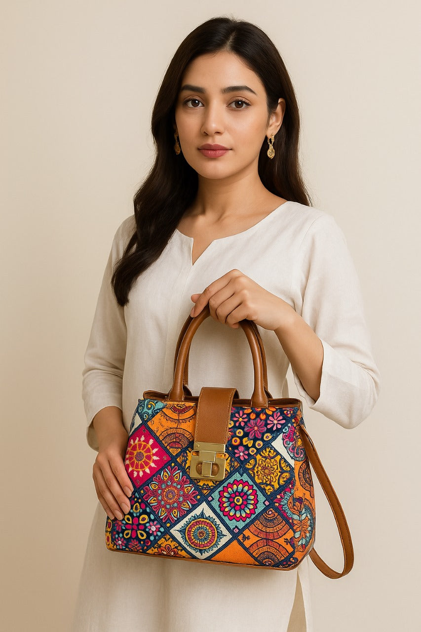 Boho Mosaic Hand  Bag