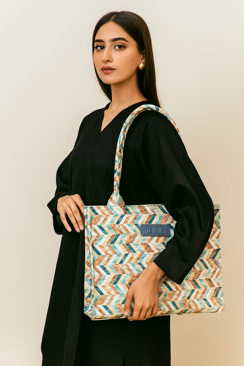 Azure Wave Tote Bag