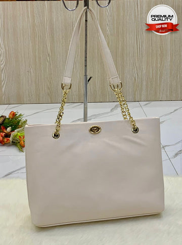Premium Ivory White Tote Bag for Women